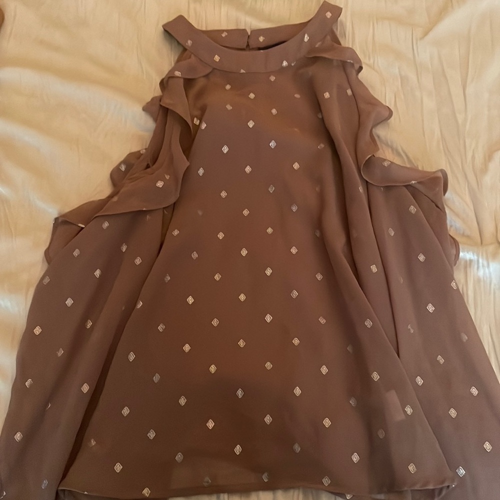 Aeropostale Sheer Cold Shoulder Blouse